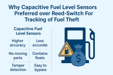 Why Capacitive Fuel Level Sensors Preferred over Reed-Switch For Tracking of Fuel Theft