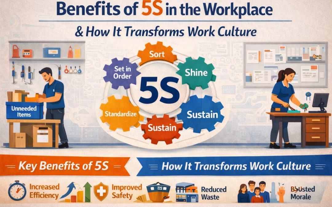 Benefits of 5S in the Workplace for Better Work Culture