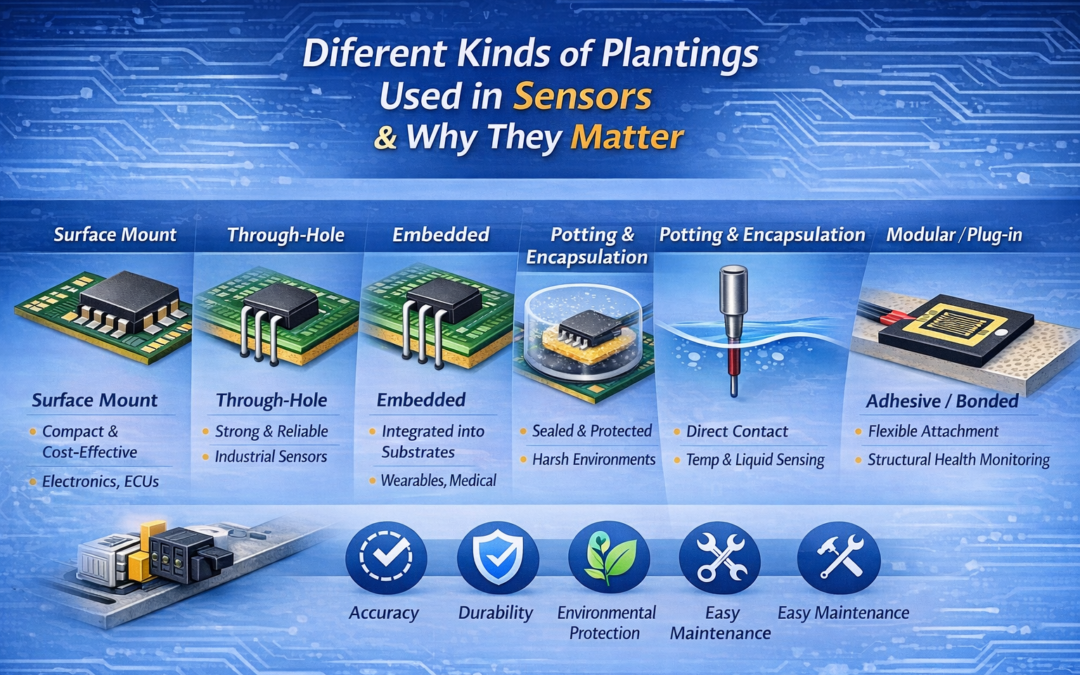 What are different kinds of Platings used in Sensors and Why?