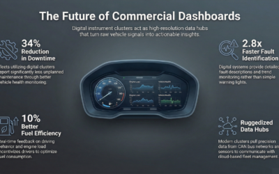 How Digital Instrument Clusters Are Shaping the Future of Commercial Vehicle Dashboards?