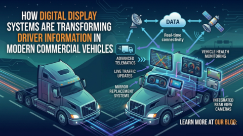 Advanced Digital Instrument Clusters for Heavy Duty Trucks and Industrial Vehicles