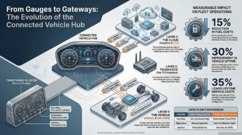 The Role of Instrument Clusters in Connected Vehicle Ecosystems and Telematics Integration